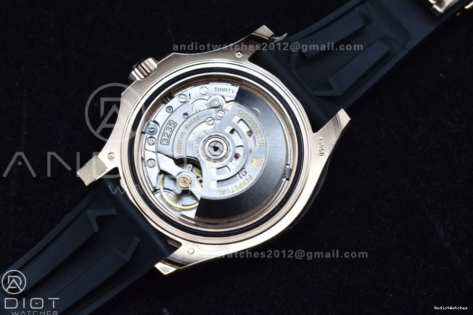 126655 ARF 1:1 WrinkleFree on Best Oysterflex 1203 Strap VR3235 (Gain Edition Yacht-Master Weight) 0319